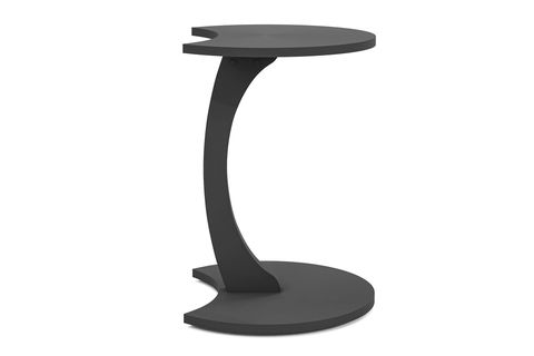 JEDI TEKERLEKLİ C SEHPA KOLTUK SEHPASI, ANTRASİT