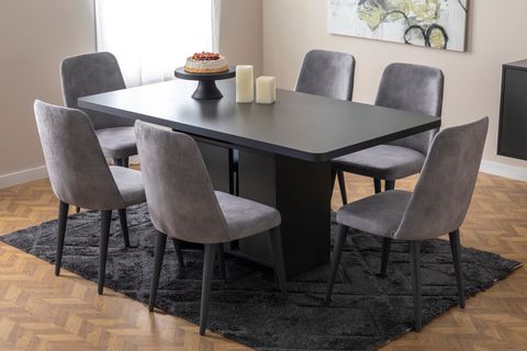 LUCİA ANTRASİT YEMEK ODASI