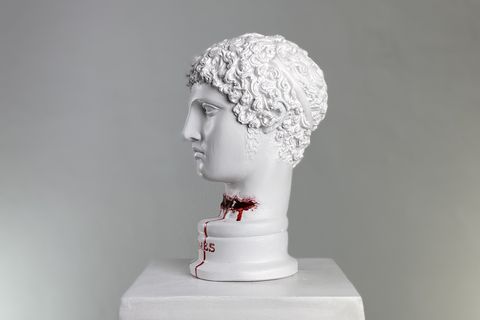 HERMES CUT THROAT POP ART DEKORATİF ROMA YUNAN HEYKELLERİ, HE057