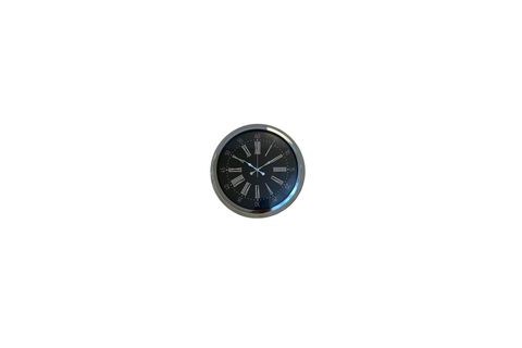 DARK ELEGANCE METAL KROM DUVAR SAATİ 40 CM