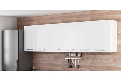 MİNAR 265 CM MUTFAK DOLABI BEYAZ 265-B1-ÜST MODÜL