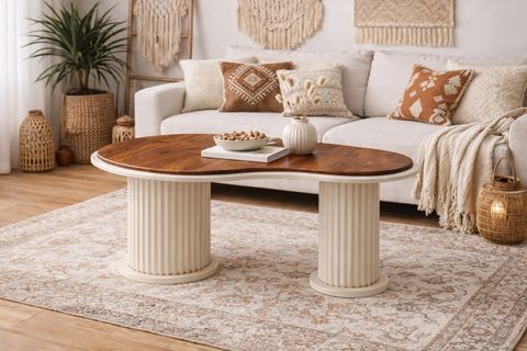 BOHEM FASÜLYE ORTA SEHPA, EKRU CEVİZ