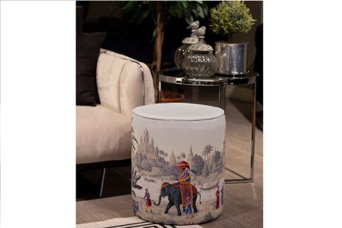 POUFS PUF 113, BEYAZ