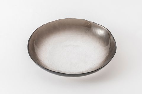 KİTCHEN ESSENTİALS ALTHEA CAM ÇUKUR YEMEK TABAĞI 21 CM, FÜME, ALTILI SET