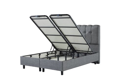 LUNA FORTE BAZA VE BAŞLIK SETİ, GRİ, 160X200