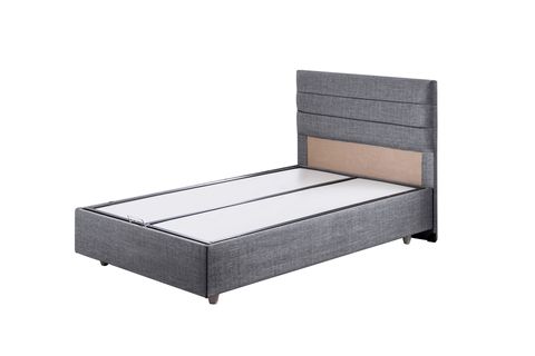 SOFİA BAZA BAŞLIK LETTO YATAK SETİ, GRİ, 90X200
