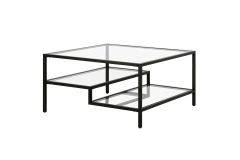 NOU ORTA SEHPA, SİYAH METAL KARE