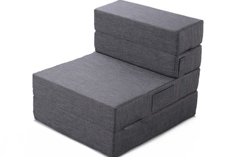 VALERIA KATLANIR YATAKLI TEKLİ KOLTUK, GRİ