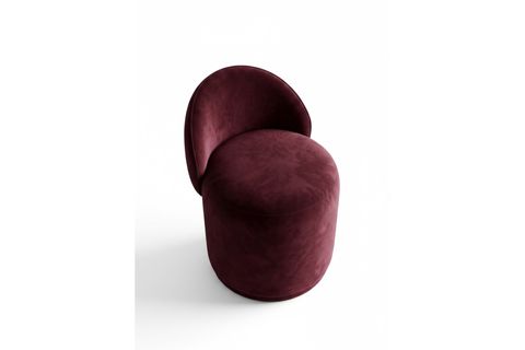 VELUTTO PUF, BORDO