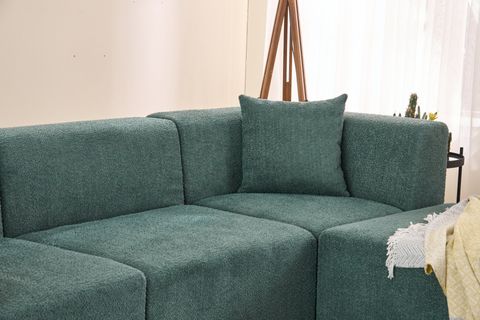 RAKS SERİSİ MODULER FUUL SÜNGER KÖŞE KOLTUK, SAĞ VE SOL, YEŞİL