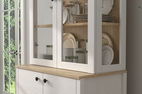 LUMERA İSKANDİNAV KONSOL VİTRİN BÜFE, 4 KAPAKLI