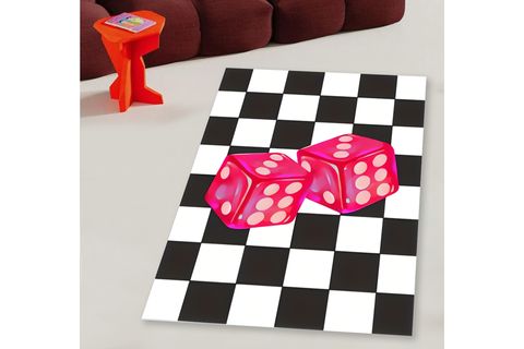 DİCE BASKILI DOKUMA TABAN HALI, 205 YNG, 120X180  CM