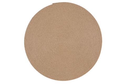 AYLEM HOME DAİRE JÜT HASIR KİLİM DOĞAL EL DOKUMA HALI 80X80