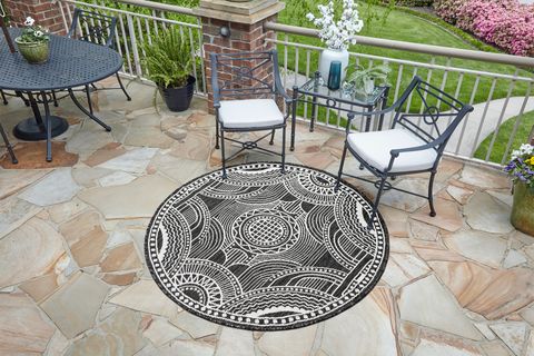 AVLU KOLEKSİYONU DOKUMA MAKİNE HALISI AV1014, 120X120 YUVARLAK