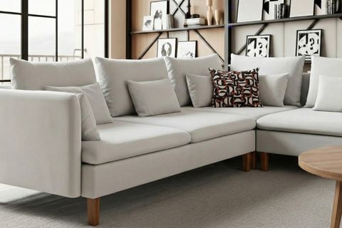 BUDAPEST MODÜLER L KÖŞE KOLTUK, KREM