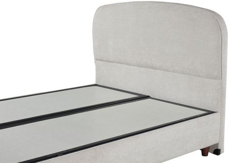 LUNA NİTA BAZA VE BAŞLIK SETİ, KREM, 160X200