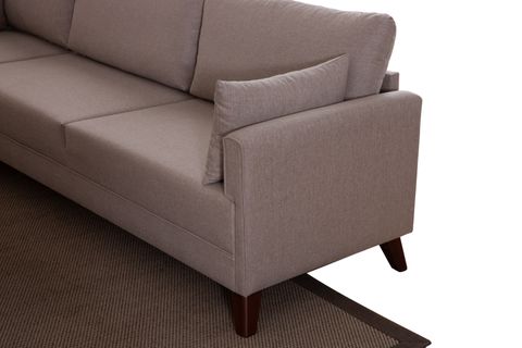 GLORİA KÖŞE KOLTUK, KREM, SOL KÖŞE