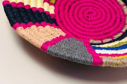 ÜÇLÜ DEKORATİF EL YAPIMI BOHEM DUVAR SÜSÜ AFRİKAN TABAK