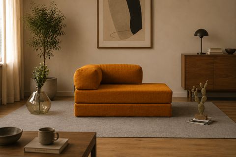 Comfort Serisi Yataklı Uzanma Modül Turuncu