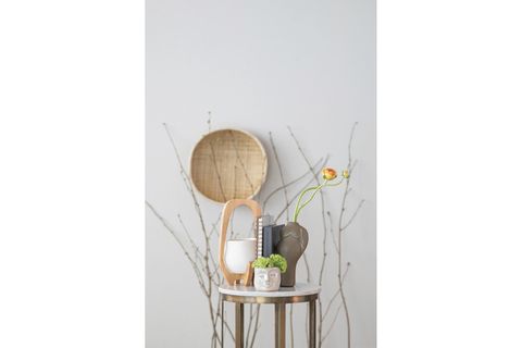 RENKLİ ÜÇLÜ SET TERRACOTTA GÖVDE ŞEKİLLİ VAZOLAR BOHEM