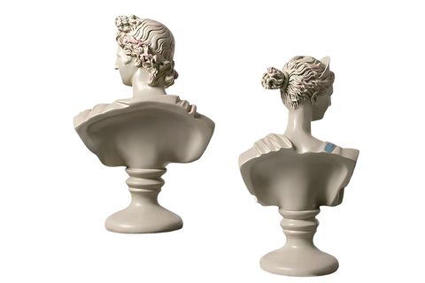 ARTEMİS & APOLLO BÜST SET KREM