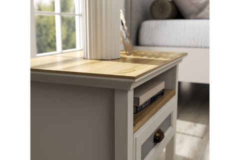 VALENA KOMODİN, 1 ÇEKMECELİ VE RAFLI