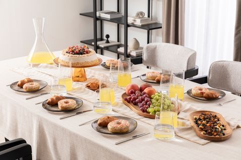 KİTCHEN ESSENTİALS ALTHEA CAM PASTA TABAĞI 21 CM, FÜME, ALTILI SET