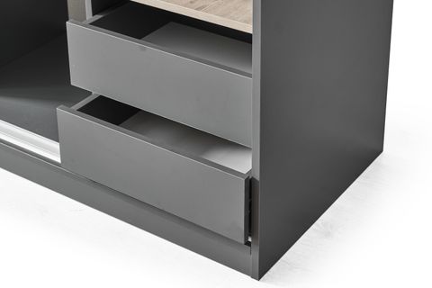 PANNA YATAK ODASI TAKIMI, BAZALI, SÜRGÜ KAPAKLI