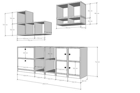 BK ÇOK AMAÇLI DOLAP, 4 KAPAKLI, KBR