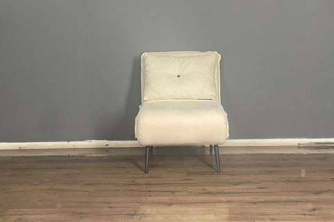 BERTA CONCEPT HERAKLES MEKANİZMALI KATLANIR YATAK OLABİLEN TEKLİ KOLTUK, KREM