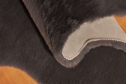 TAPPETO REX TAVŞANI DEKORATİF SİNGLE POST, ANTRASİT, 100X150