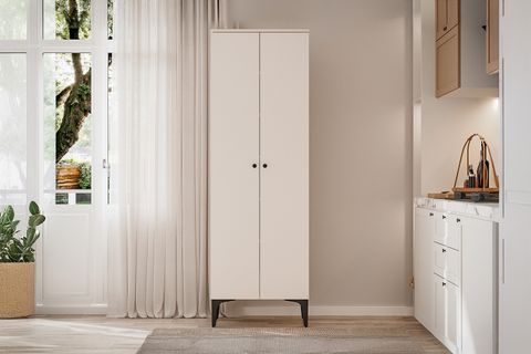 ÇETMEN COMFORT FLEX 2 KAPAKLI ÇOK AMAÇLI DOLAP BEYAZ