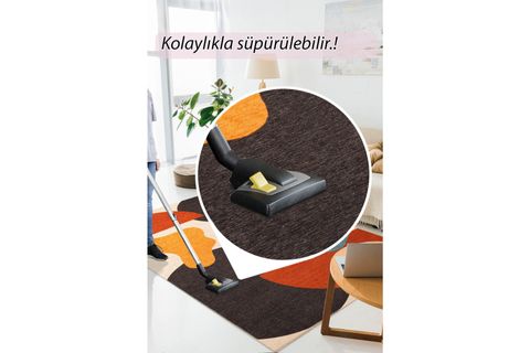 ARTLOOP MODERN FUNK DEKORATİF ŞÖNİL DOKUMA RENKLİ HALI AL 402 115X160