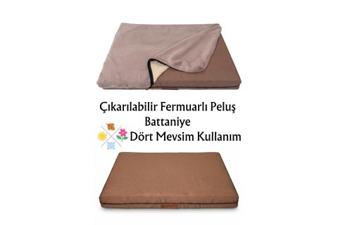 PURE COMFORT PILLOW KAHVE, XL BEDEN, 90X110X10 CM