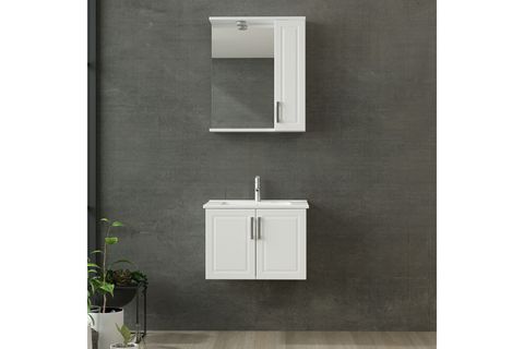 SANYA BANYO DOLABI 65CM AS2K 1K1A ETJ BEYAZ