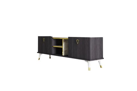 MEZZA 1520 ALLEGRA 150 CM TV ÜNİTESİ TREVİSO EFES HGS.(ALTIN ŞERİTLİ)