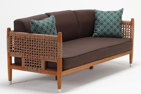 KASTOR RATTAN ÜÇLÜ KOLTUK, KAHVERENGİ
