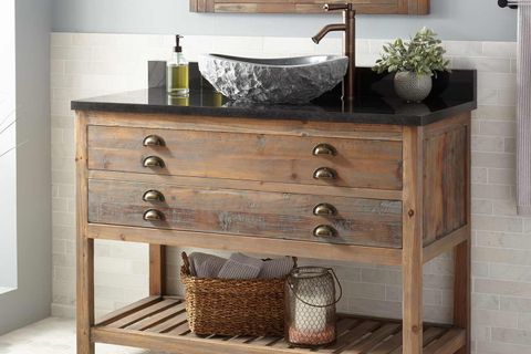 AHŞAP GEMİSİ DARTY BANYO DOLABI