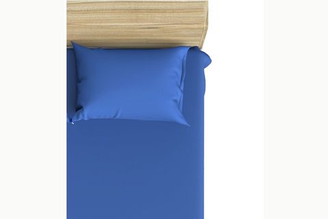 MAKİ HOME ÇİFT KİŞİLİK LASTİKLİ ÇARŞAF VE YASTIK KILIFI SETİ, MAVİ, 160X200, 50X70