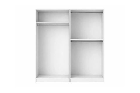 DEKOREX GARDIROP, BEYAZ, 4 KAPAKLI, MNT411