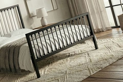 BREEZE METAL KARYOLA, SİYAH, GRİ 140X190