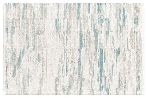 ROYAL HALI EGE EG15A MAVİ BEJ KIRIK BEYAZ MODERN HALI 100X300