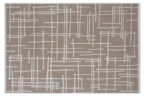 KANYON BUKLELİ MAKİNA HALISI, BEYAZ BEJ, 80X150, 4905M