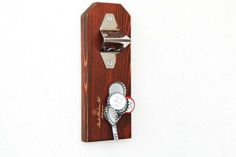 RUSTİCWOODENART ŞİŞE AÇACAĞI, DUVARA MONTE