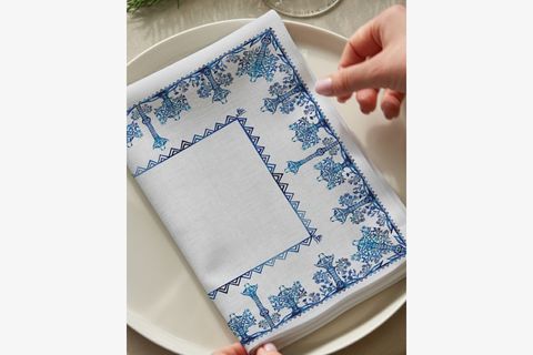 EGE MASALI PAMUKLU DÖRT ADET PEÇETE