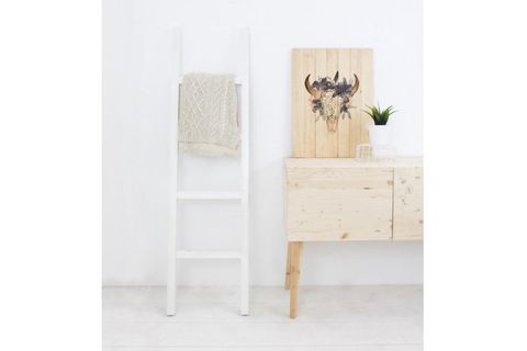 OTTOIDEA AHŞAP MERDİVEN, BEYAZ