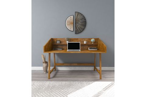 WOODFACE MELY DOĞAL AHŞAP ÇALIŞMA MASASI, MEŞE