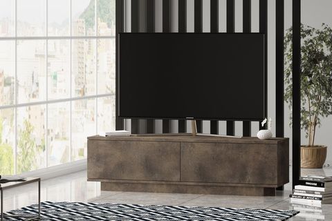YURUDESİGN FONDA TV ÜNİTESİ TV SEHPASI 140 CM BRONZ FN1 PB