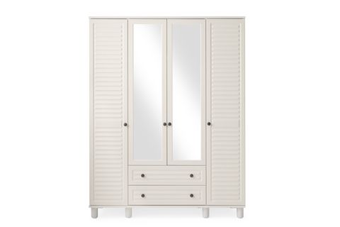 SEDA GARDIROP, BEYAZ, 4 KAPAKLI