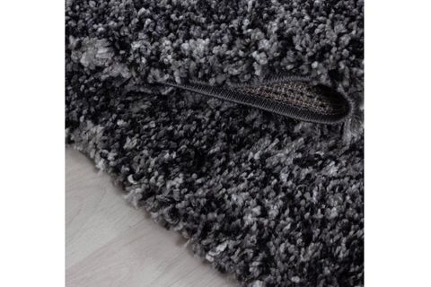 SHAGGY HALI, TÜYLÜ, ANTRASİT GRİ BEYAZ, 80X250